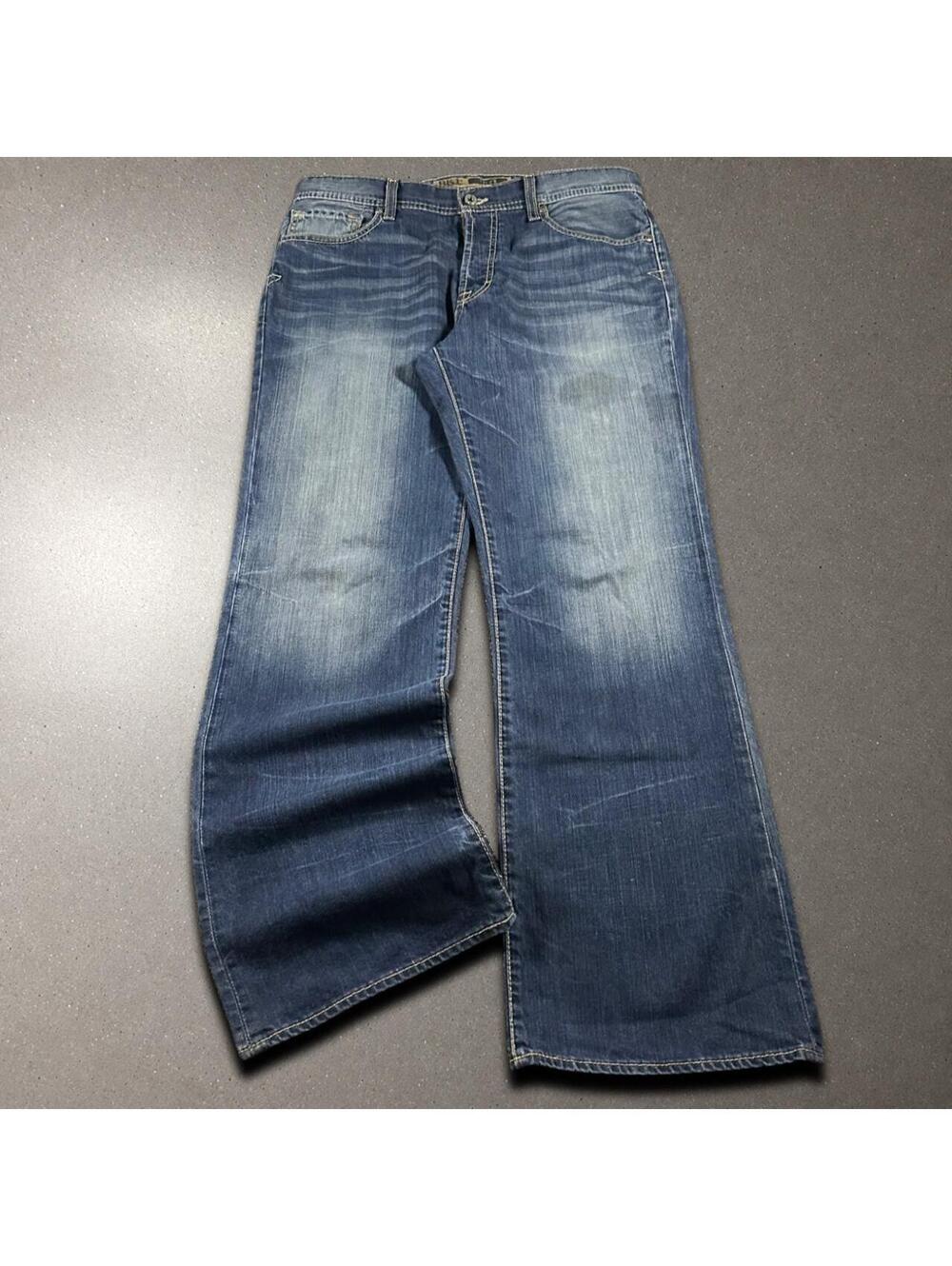 Vintage Y2K BKE Buckle Tyler Baggy Bootcut Jeans - Fits 34x31.5!